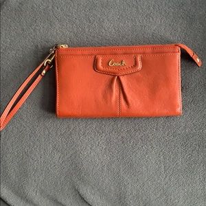 Coach clutch/wristlet